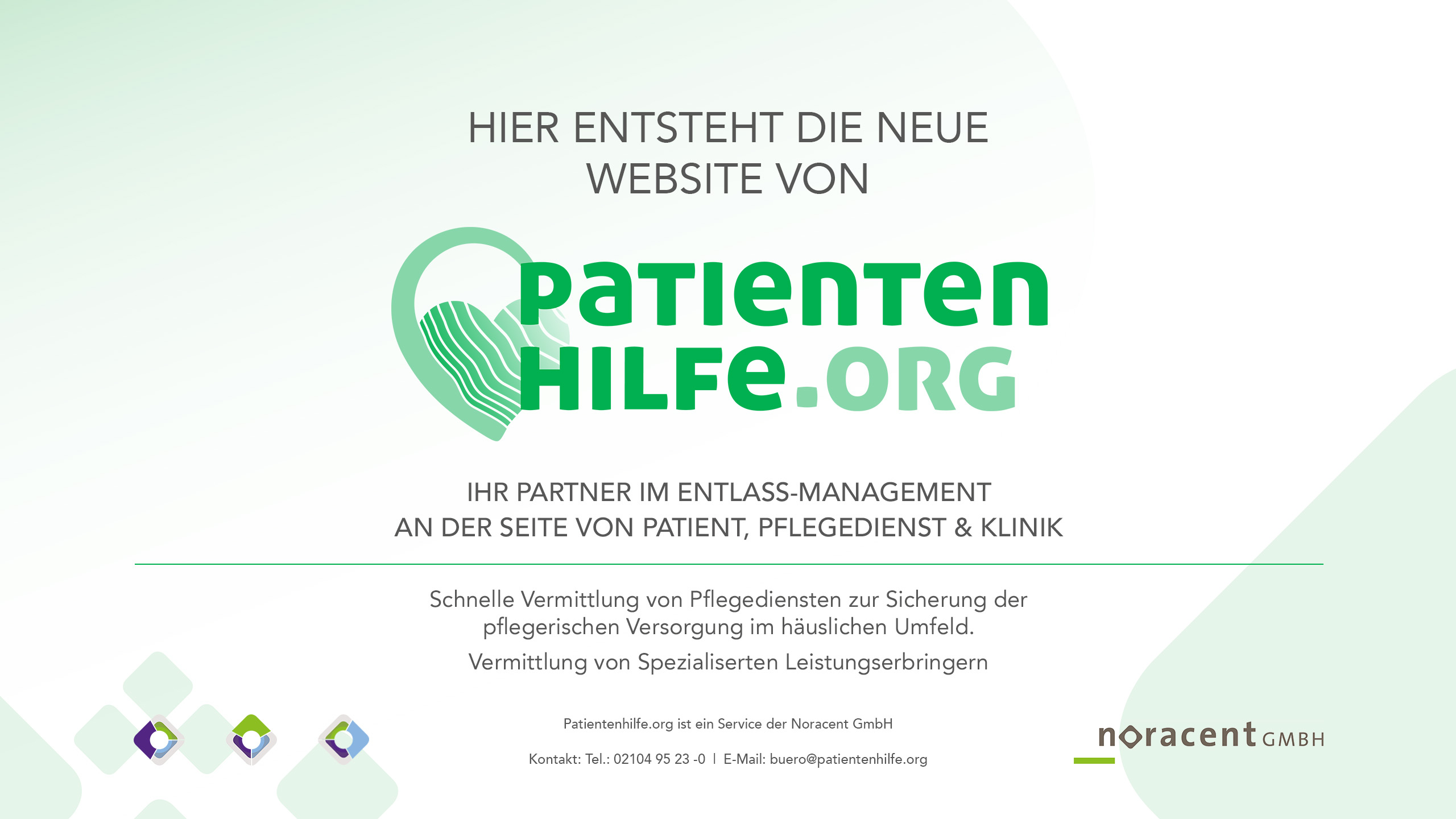 Patientenhilfe.org ist Ihr Partner im Entlass-Management an der Seite von Patienten, Pflegediensten und Kliniken!